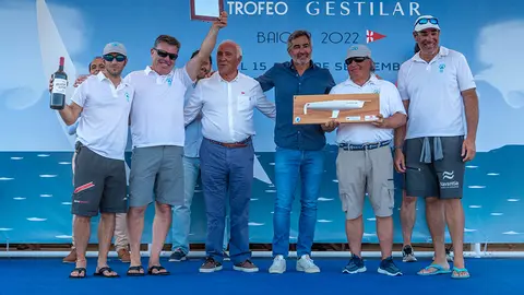 El Alboroto de Juan Carlos Ameneiro (MRCYB), nuevo campeón de España de J80. © CLARA GIRALDO.