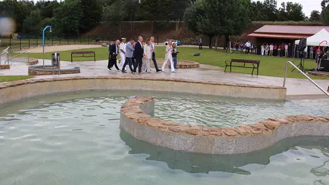 O día da inauguración do complexo termal. ARQUIVO.