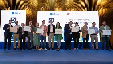 El presidente de la Xunta intervino en el acto de entrega de los nuevos reconocimientos Q de Calidad Turística otorgados el año pasado por el Instituto para la Calidad Turística Española (ICTE).