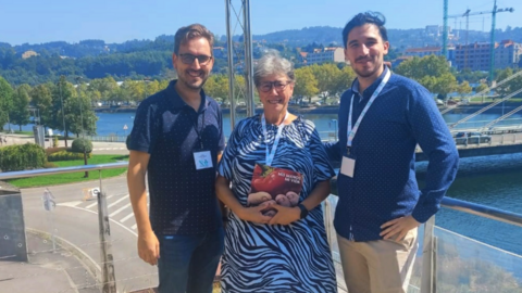 Rosa Ana Malvar, CSIC, y miembtos de la Fundacion Cellbitec