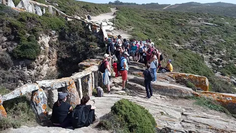 En este mes de octubre realizaron prácticas en el centro de visitantes y en las propias islas.