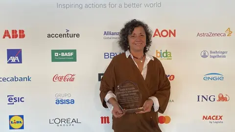 La directora general de Calidade Ambiental, Sostibilidade e Cambio Climático, Sagrario Pérez, recogió el galardón en Madrid.