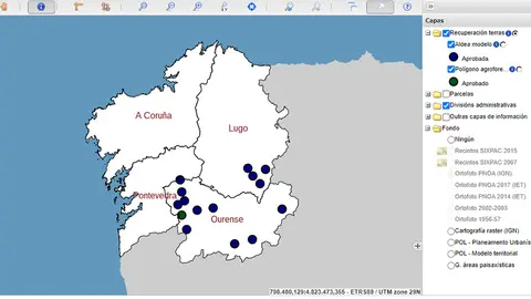 Los instrumentos de recuperación de suelo, previstos en la ley de recuperación de suelo agrario de Galicia, son nuevos mecanismos para la recuperación y puesta en valor de suelo agrario. Las figuras previstas son haciendas agroforestales, aldeas modelo y acciones de manejo conjunto.