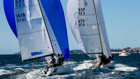 Villalia J70 Spring & Winter Series, Vigo. ©Sailingshots by María Muiña Photography
