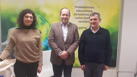 l presidente de Sogama acompañó una delegación de la Esgra en su visita al Complejo Medioambiental de Cerceda.