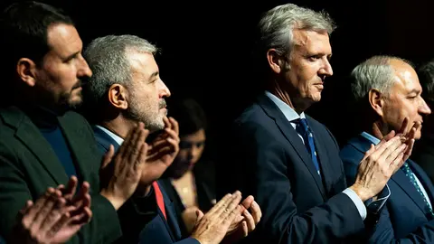 O presidente da Xunta interveu na gala-homenaxe á emigración galega en Cataluña celebrada no Liceu de Barcelona.