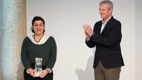 O presidente da Xunta interveu no acto de entrega dos Premios Artesanía 2022.