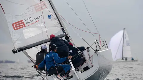El canario Jorge M.Doreste con su Hang Ten CSI del Náutico de Barcelona ya llegó a Vigo.