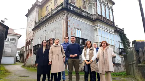 El delegado territorial presidió este mediodía a sesión mensual de la Comisión Territorial de la Delegación de la Xunta en Pontevedra, celebrada en la sede social de la Comunidad de Montes de Soutelo, al amparo de su recorrido itinerante por la provincia.