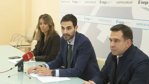 O director xeral de Planificación Enerxética e Recursos Naturais, Pablo Fernández Vila, informa, en rolda de prensa, sobre o programa Galicia Renova Electrodomésticos.