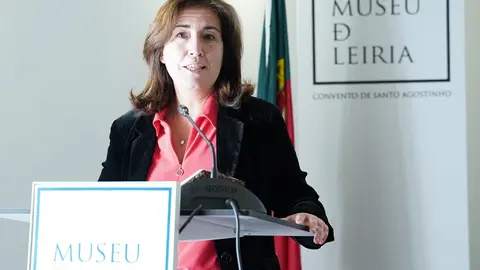 Ministra do Trabalho, Solidariedade e Segurança Social, Ana Mendes Godinho, na assinatura do protocolo de constituição do Núcleo Local de Garantia para a Infância, Leiria.