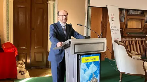 Secretário de Estado do Turismo, Comércio e Serviços, Nuno Fazenda, na abertura das V Jornadas Nacionais da Pastoral do Turismo, Coimbra,