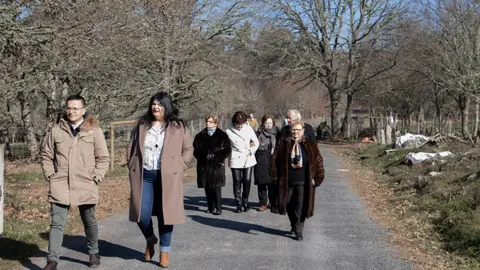 El conselleiro del Medio Rural visitó la zona, en la que la Xunta invirtió casi 82.700 € en infraestructuras para facilitar el aprovechamiento ganadero y la dinamización de las tierras.