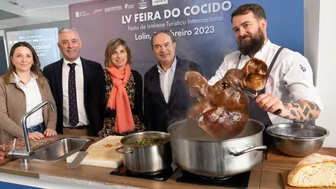 A directora de Turismo de Galicia, Nava Castro, participou na presentación da Feira do Cocido de Lalín que tivo lugar esta mañá na Cidade da Cultura.