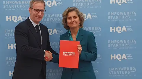 Ministra da Coesão Territorial, Ana Abrunhosa, recebe Carta de Compromisso para atração de empresários para o interior, Évora.