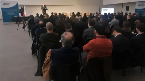 Secretário de Estado da Mobilidade Urbana, Jorge Delgado, na assinatura do protocolo para o projeto 1Bilhete.pt, Coimbra.