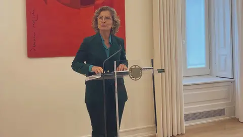 Ministra da Coesão Territorial, Ana Abrunhosa, no final de reunião do Conselho de Concertação Territorial, Lisboa.
