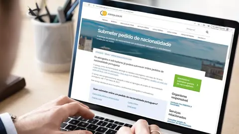 Pedido de nacionalidade portuguesa online.