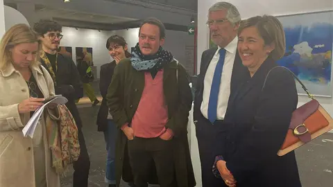 Secretária de Estado da Cultura, Isabel Cordeiro, na ARCOmadrid, em Espanha.