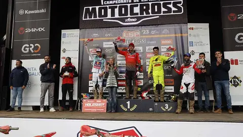 Compitieron más de un ciento de pilotos, entre ellos el lugués Jorge Prado, bicampeón del mundo en la categoría MX2 y que cuenta con el patrocinio de la Xunta de Galicia.