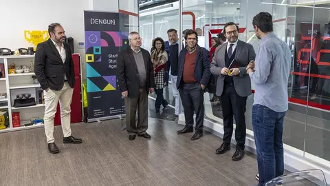 Secretário de Estado do Ensino Superior, Pedro Nuno Teixeira, visitou o UALG TEC CAMPUS - Aceleradora de Empresas da Universidade do Algarve.