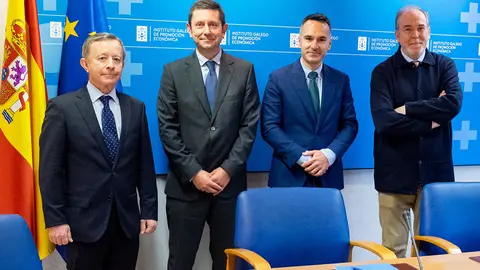 El director del Instituto Galego de Promoción Económica (Igape), Fernando Guldrís, presenta la nueva convocatoria del Plan de Misións Comerciais, que suma 2,3 millones para promover 500 participaciones de pymes en acciones de internacionalización.