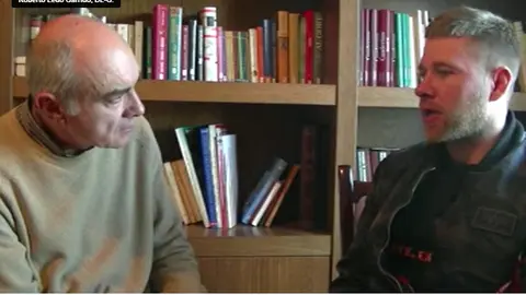 igor Chumak, un ucraniano voluntario que recala en Vigo.