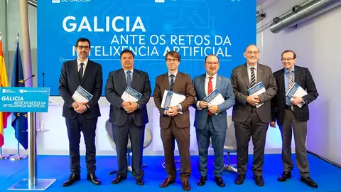 El conselleiro de Facenda e Administración Pública, Miguel Corgos, inauguró hoy el acto de presentación del Estudio sobre el marco ético normativo y adopción de la inteligencia artificial en Galicia, elaborado por las tres Universidades gallegas.