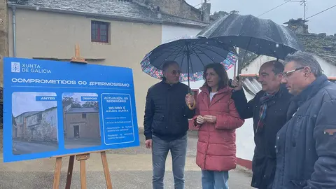 A conselleira de Medio Ambiente, Territorio e Vivenda visitou esta mañá de venres unha actuación executada en Mondoñedo o ano pasado