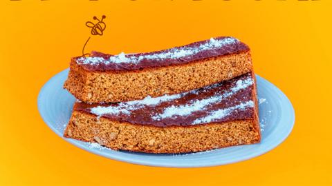 Bolo de mel.