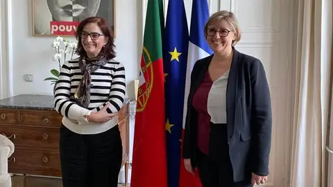 Ministra da Ciência, Tecnologia e Ensino Superior, Elvira Fortunato, reuniu com a sua homóloga francesa, Sylvie Retailleau, Paris.