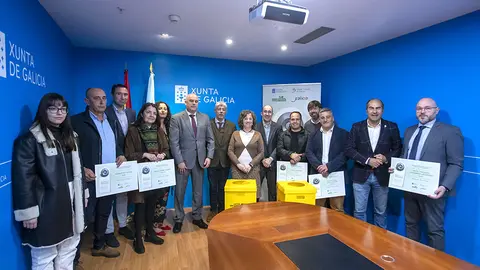 La directora xeral de Calidade Ambiental, Sostibilidade e Cambio Climático asistió a la entrega de reconocimientos a varios establecimientos hosteleros.