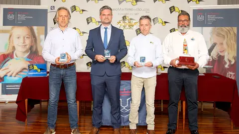 De izquierda a derecha: Mallo, Long, Pereira y Villaverde. JUAN CABALLERO.