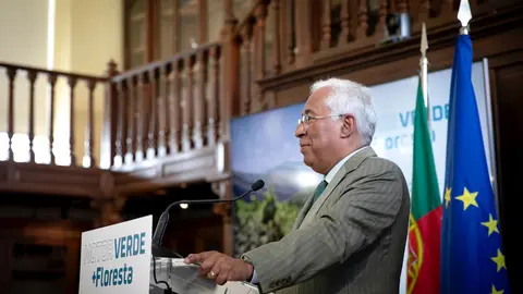 Primeiro-Ministro António Costa na assinatura do acordo para reflorestação com a Repsol, Lisboa.