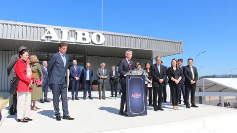 Inauguración de la nueva fábrica de Albo en la Plisan de propietarios chinos. ARCHIVO.