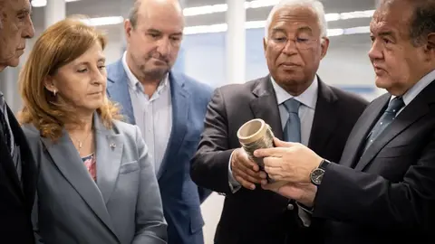 Primeiro-Ministro António Costa e Ministro da Economia e do Mar, António Costa Silva, na Têxtil Manuel Gonçalves, Famalicão.