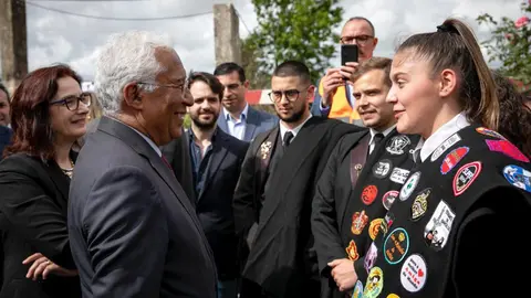 Primeiro-Ministro António Costa e Ministra da Ciência, Tecnologia e Ensino Superior, Elvira Fortunato, conversam com estudantes do politécnico do Cávado e Ave, Barcelos.