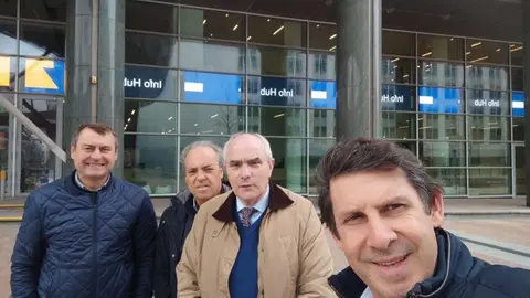 Adelino Tito Morais, Joaquim Loureiro,  Fernando Fernandes e Alberto Silva,.