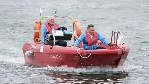 Joaquín Barrio Guldrís y Joaquín Barrio Bouzas.