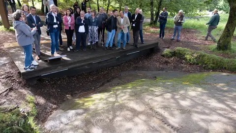 El presidente de la Xunta participó en el acto de nombramiento de Campo Lameiro como 'Capital del Turismo Rural 2023'. ARCHIVO.