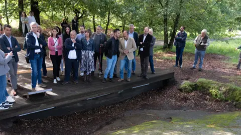 O presidente da Xunta, Alfonso Rueda, participará no acto de declaración do concello como Capital de Turismo Rural 2023. Parque Arqueolóxico da Arte Rupestre de Campo Lameiro, 6/5/2023.