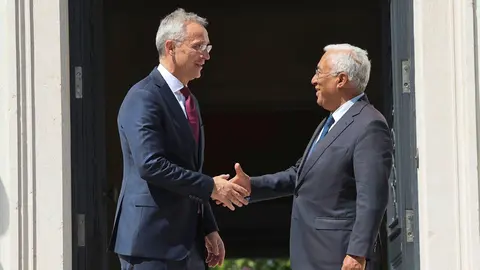 Primeiro-Ministro António Costa recebe o Secretário-Geral da NATO, jens Stoltenberg, Lisboa.