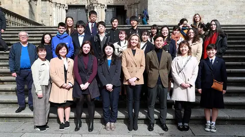 A conselleira de Política Social, Fabiola García, recibirá ao grupo de mozas e mozos procedentes da Prefectura de Wakayama, en Xapón, que participan no programa de intercambio xuvenil ' Xuventude no mundo'. ARQUIVO.