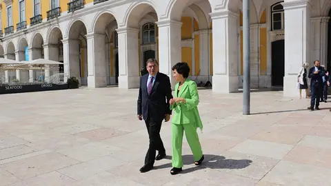 Ministra da Agricultura e da Alimentação, Maria do Céu Antunes, recebeu o Ministro da Agricultura, Pescas e Alimentação do Reino de Espanha, Luís Planas, no âmbito da preparação da presidência espanhola do Conselho Europeu, Lisboa.