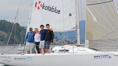El Fibra Coruña fue el ganador de la Liga de Invierno Baitra J80 . RAMÓN LOURO.