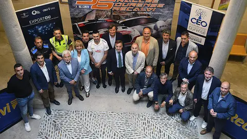 Lete Lasa na presentación do rali de Ourense 2023.