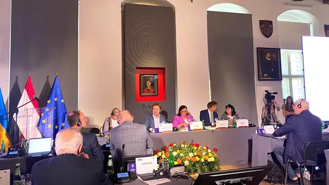 El director xeral de Relacións Exteriores y con la UE, Jesús Gamallo, y el director xeral de Pesca, Acuicultura e Innovación Tecnológica, Antonio Basanta, participaron hoy en la reunión fuera de sede de la comisión de Recursos Naturales (NAT) del Comité Europeo de las Regiones (CdR) celebrada en la ciudad polaca de Torun.