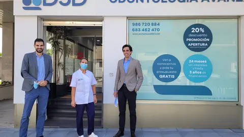 El director xeral de Planificación Enerxética e Recursos Naturais, Pablo Fernández Vila, estuvo esta mañana en las instalaciones de Portonovo D3D.
