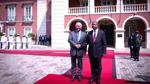 Primeiro-Ministro António Costa recebido pelo Presidente da República de Angola João Lourenço, Luanda.
