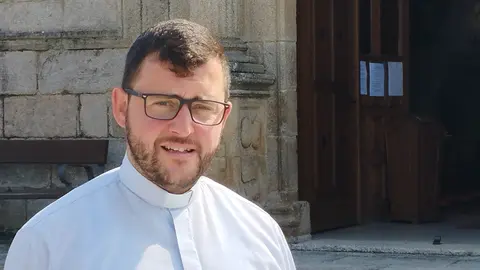 Segio Gómez, párroco de Salvaterra de Miño.